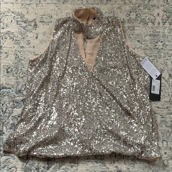 Marciano starry collar top size S - Picture 4 of 7